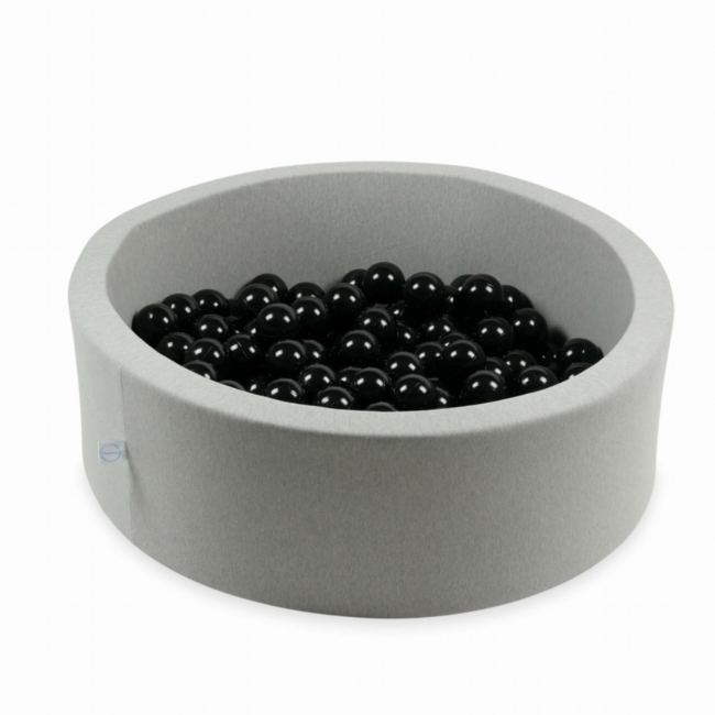 Ballenbak ballen Zwart – Zachte en veilige ballen van 7 cm voor uren speelplezier