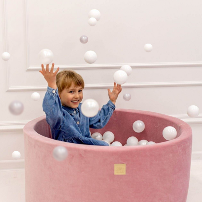 Bällebad Bälle Perlenweiß – Weiche und sichere Spielbälle für Kinder