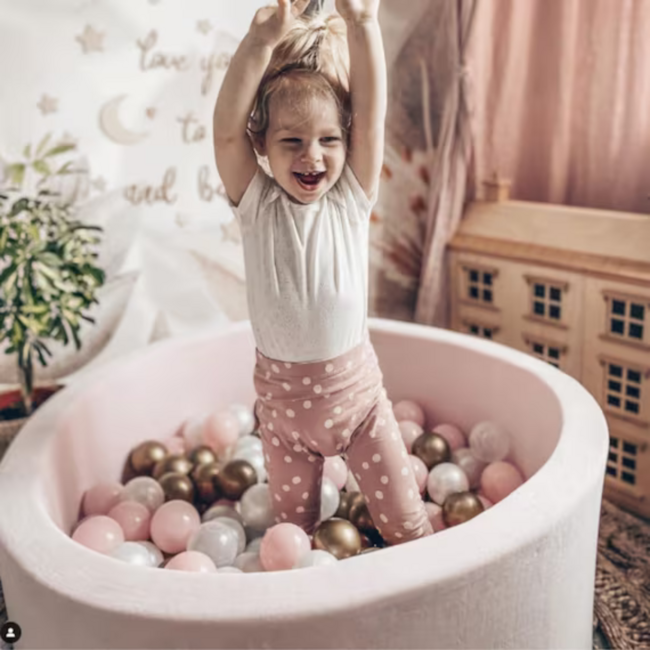 Bällebad Bälle Perlenweiß – Weiche und sichere Spielbälle für Kinder