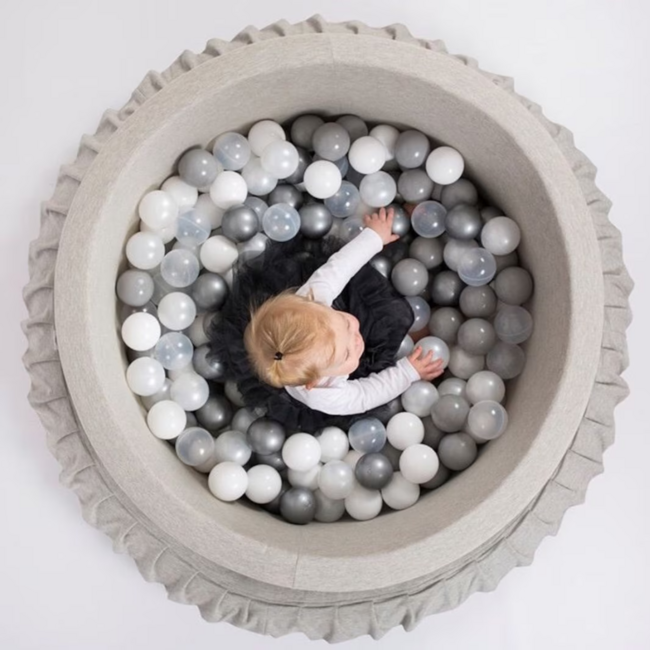 Ball Pit Balls Pearl White – Soft and Safe Balls for Fun Play