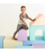 Foam blokken MEGA kasteel – creatief en veilig speelplezier in pastel kleuren