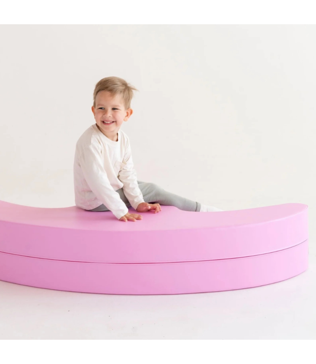 Roze schommelwip voor twee kinderen – spelenderwijs motoriek trainen