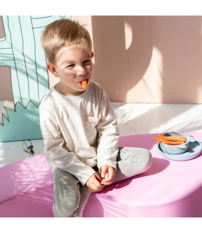 Roze schommelwip voor twee kinderen – spelenderwijs motoriek trainen