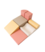 Foam blokken set Discover in pastel pink – zachte speelblokken voor kinderen