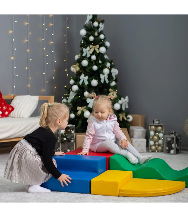 Foam blokken set Explorer | primaire kleuren – kleurrijk en educatief speelplezier