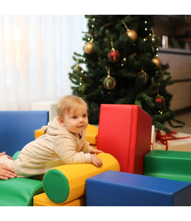 Foam blokken set Explorer | primaire kleuren – kleurrijk en educatief speelplezier