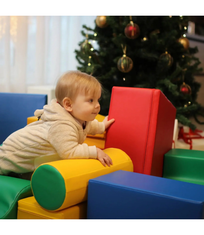 Foam blokken set Explorer | primaire kleuren – kleurrijk en educatief speelplezier