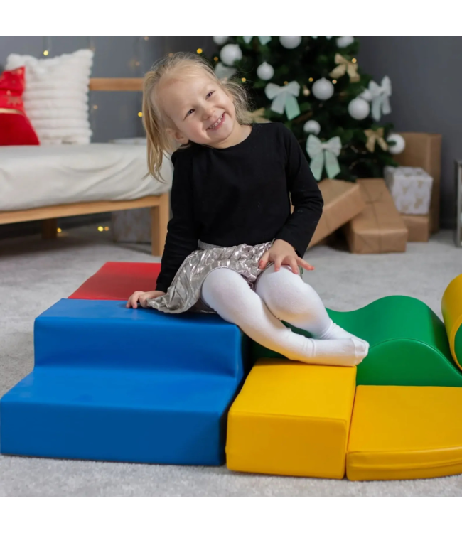 Foam blokken set Explorer | primaire kleuren – kleurrijk en educatief speelplezier