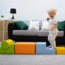 Foam blokken set Explorer – zachte en creatieve speelset in lichte kleuren