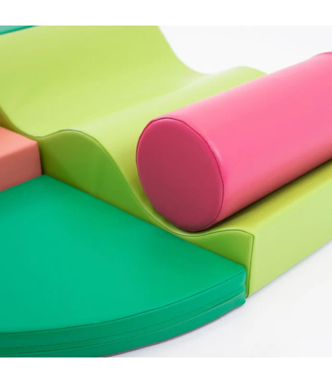 Foam blokken set Explorer | fris groene kleur – stimulerend en veilig speelplezier