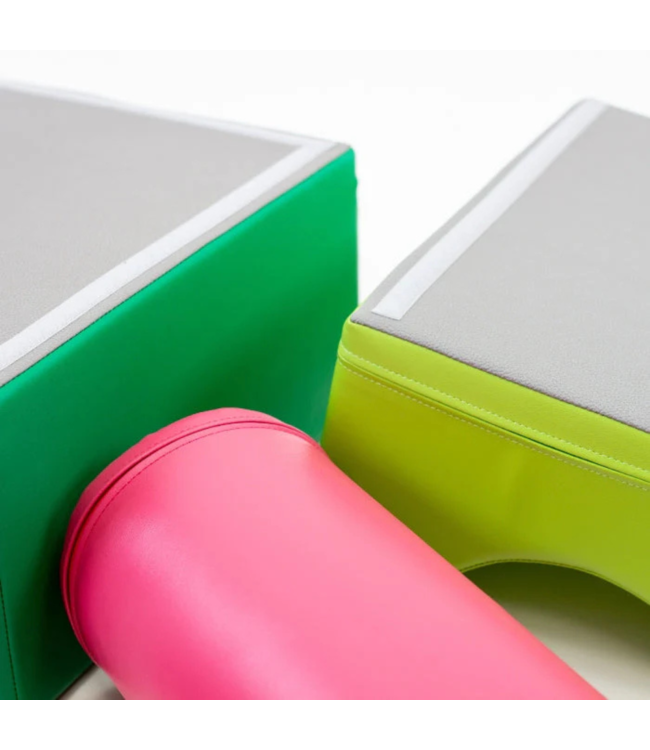 Foam blokken set Explorer | fris groene kleur – stimulerend en veilig speelplezier