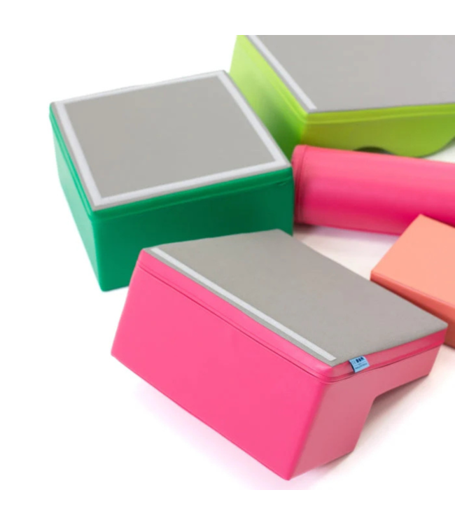 Foam blokken set Explorer | fris groene kleur – stimulerend en veilig speelplezier