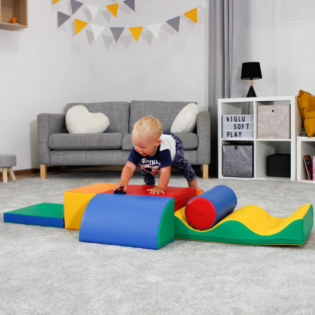 Foam Block Set Discover in Primary Colors – soft play blocks for kids