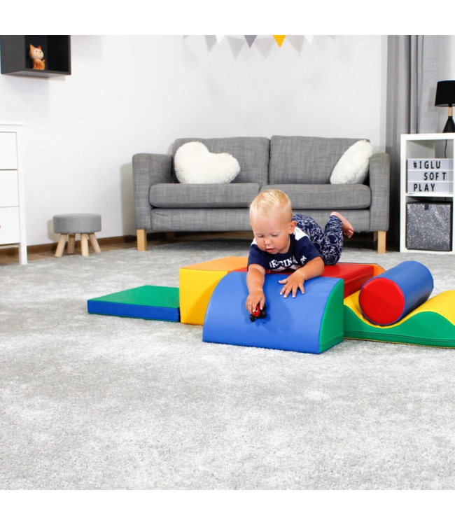 Foam blokken set Discover in primaire kleuren – zachte speelblokken voor kinderen