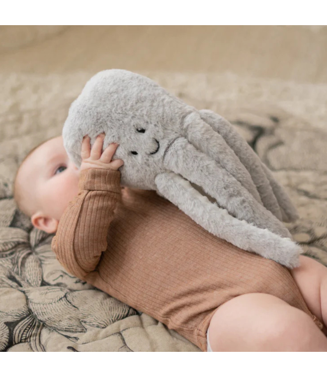 Knuffel met hartslag | Octopus Olly  | Grijs