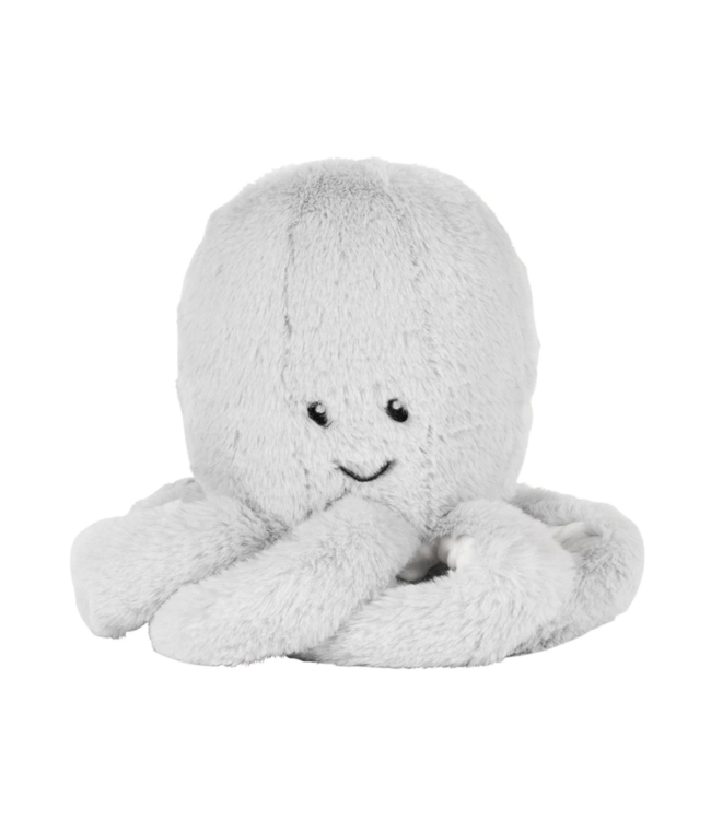 Knuffel met hartslag | Octopus Olly  | Grijs