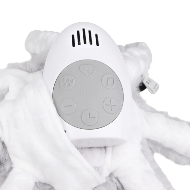 Knuffel met hartslag | Octopus Olly  | Grijs