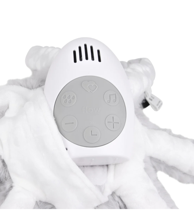 Knuffel met hartslag | Octopus Olly  | Grijs