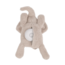 Beige heartbeat elephant plush toy for soothing babies