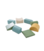 Softplay foam blokken set in turquoise – stimuleert motoriek en creativiteit