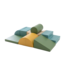 Softplay foam blokken set in turquoise – stimuleert motoriek en creativiteit