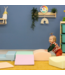 Pastel foam blokken set voor creatief bouwen en motorische ontwikkeling