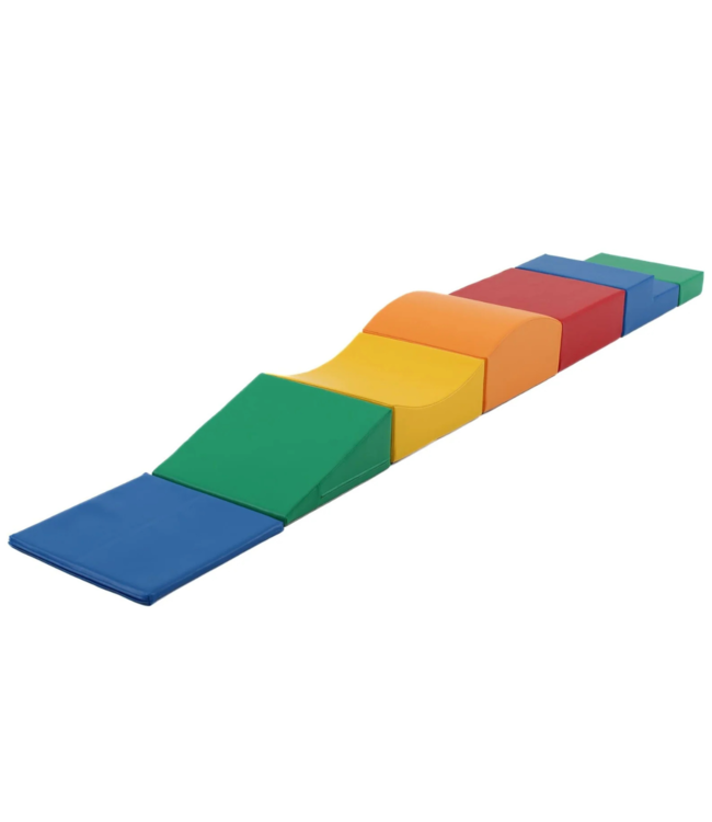 Foam blokken set in primaire kleuren voor creatief en actief kinderspel