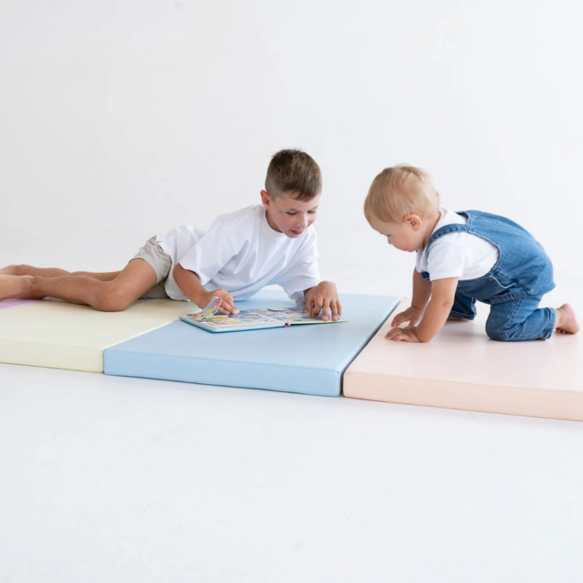 Set de tapis en mousse – jeu créatif et sûr en couleurs pastel