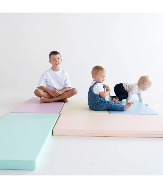 Foam speelmatten set – creatief en veilig speelplezier in pastel kleuren