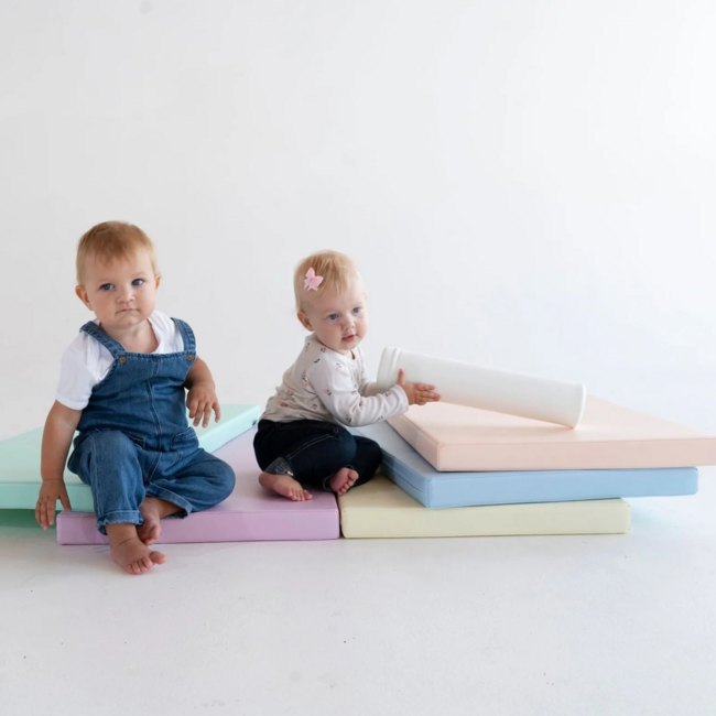Foam speelmatten set – creatief en veilig speelplezier in pastel kleuren