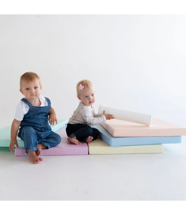 Foam speelmatten set – creatief en veilig speelplezier in pastel kleuren
