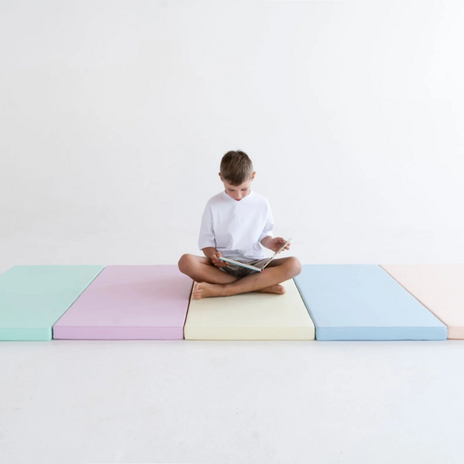Foam play mats set – creative and safe play in pastel colors