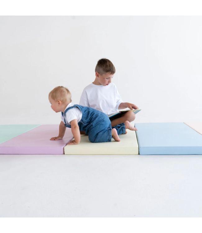 Foam speelmatten set – creatief en veilig speelplezier in pastel kleuren