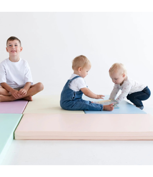Foam speelmatten set – creatief en veilig speelplezier in pastel kleuren