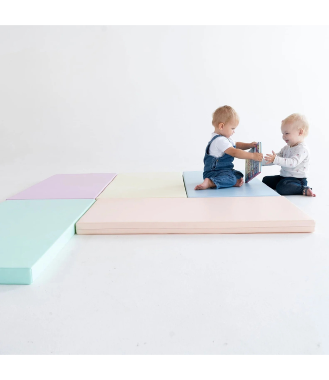Foam speelmatten set – creatief en veilig speelplezier in pastel kleuren