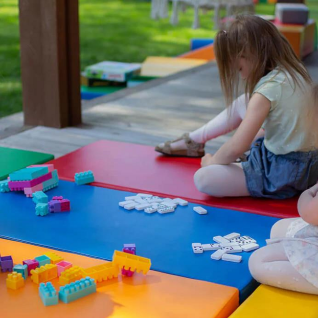 Foam speelmatten set – creatief en veilig speelplezier in primaire kleuren