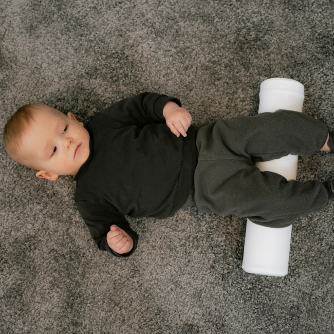 Foam crawl roller in white – soft, safe and beautifully minimal for active play