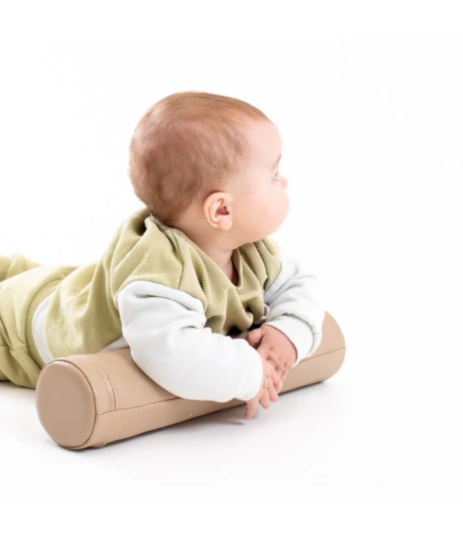 Beige kruiprol voor baby's – stimuleer motoriek en eerste bewegingen