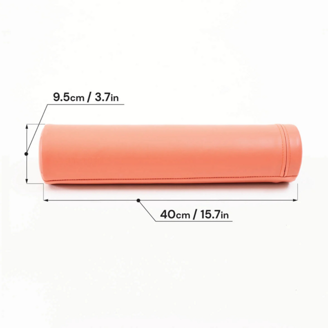 Rouleau de motricité en mousse rose pastel – doux, sécurisé et idéal pour le jeu actif