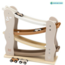 Houten autobaan | Duurzaam speelplezier voor peuters| Beige