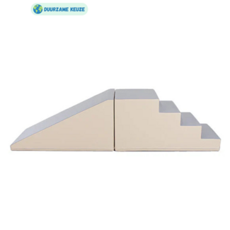 IGLU Softplay Foam blokken glijbaan XL | Grijs/beige