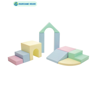 IGLU Softplay Foam blokken set  Creativity | Pastel kleuren