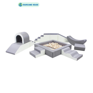 IGLU Softplay Foam blokken party set XXL | Grijs/Wit