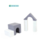 IGLU Softplay Foam blokken set  Challenger | Grijs/wit