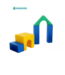 IGLU Softplay Foam blokken set  Challenger | Primaire kleuren