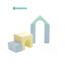 IGLU Softplay Foam blokken set Challenger | Pastel kleuren
