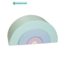 Soft play foam blokken set in zachte pastel regenboogkleuren voor kinderen