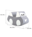 Foam rocker auto – veilige en comfortabele schommelauto in grijs