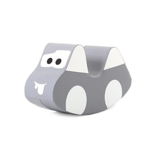 Foam rocker car – safe and comfortable rocking car in grey