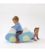 Foam rocker auto – veilige en comfortabele schommelauto in licht blauw